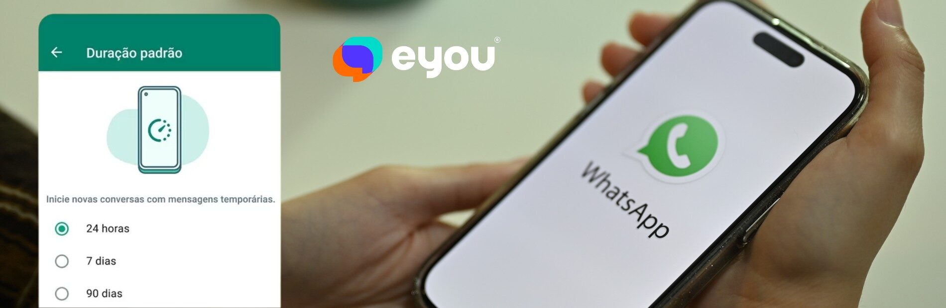 Como usar as mensagens temporárias no WhatsApp